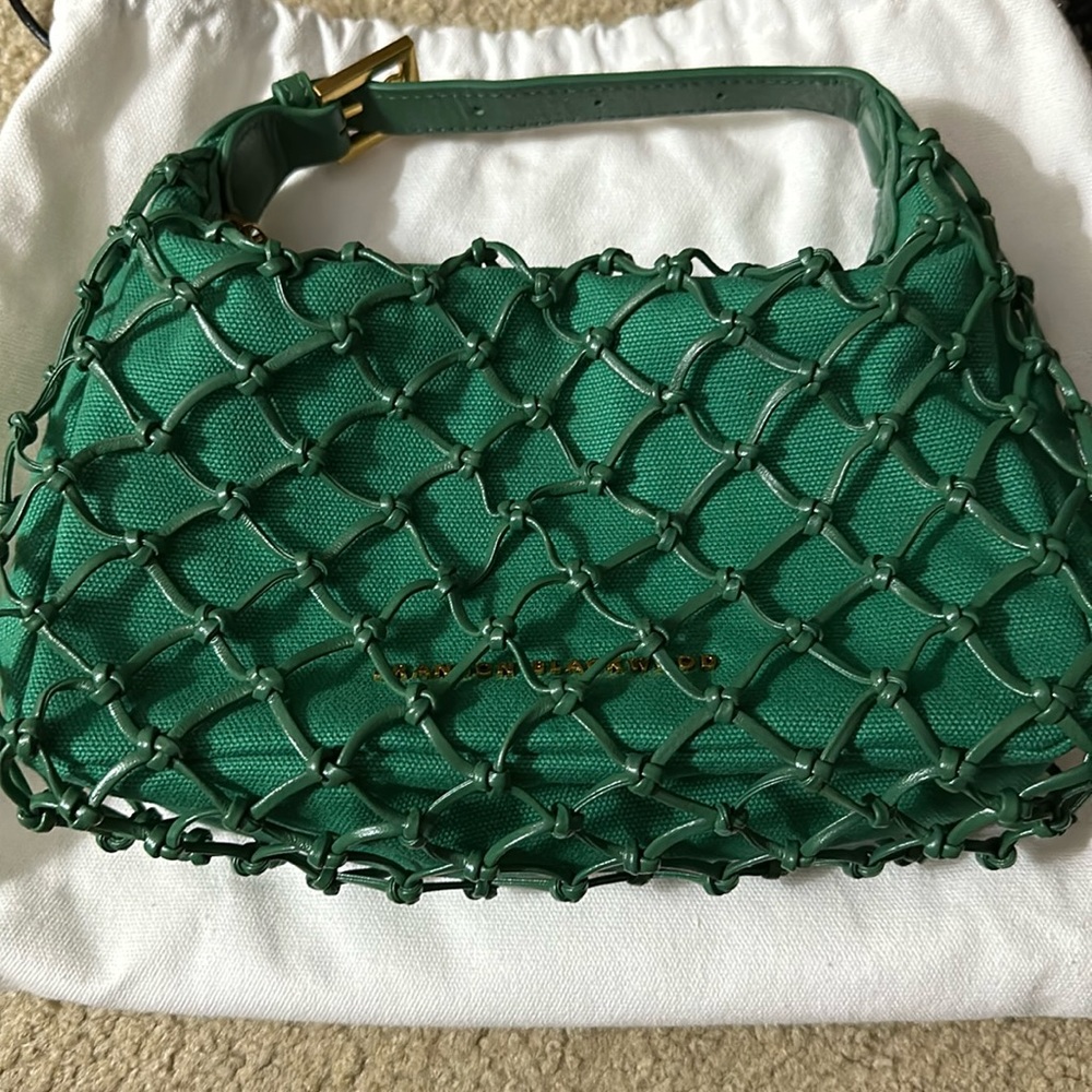 Brandon Blackwood Madison Bag - Green Canvas Bag